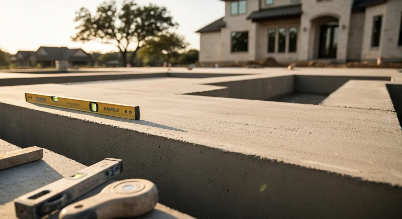 Concrete foundation service in Frisco
