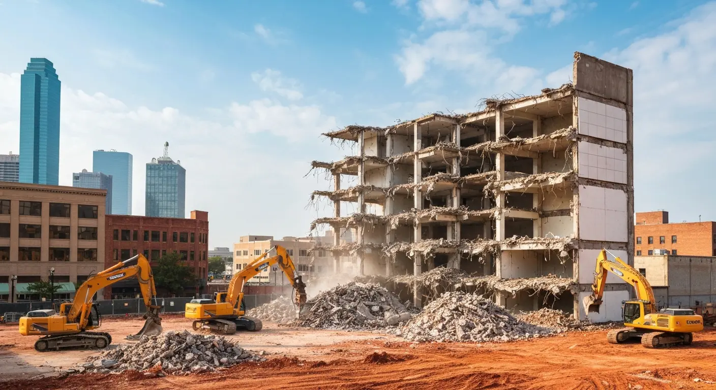 Commercial building demolition