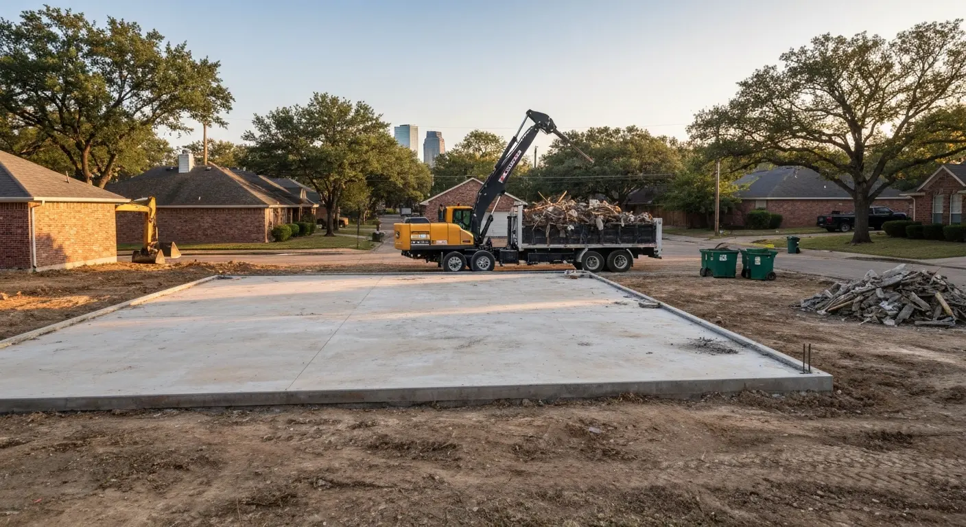 Demolition debris haul off