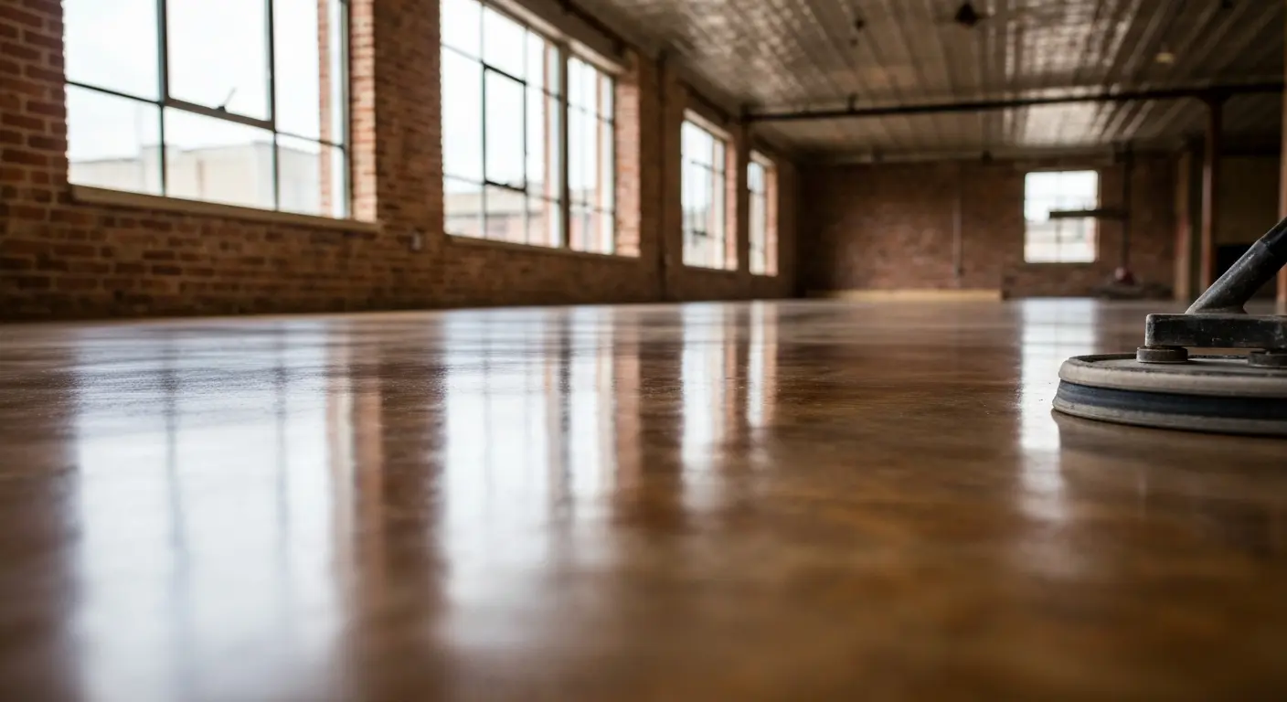 Decorative concrete staining and finishing