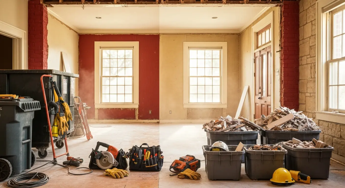 Renovation debris removal