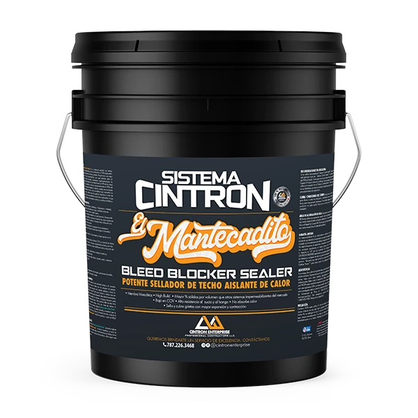 Paila negra de El Mantecadito, Sistema Cintron Bleed Blocker Sealer.