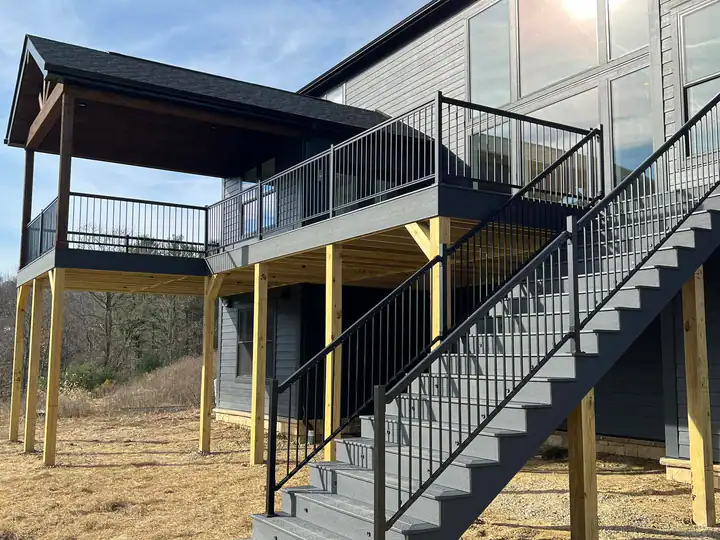 Black Composite Deck project view