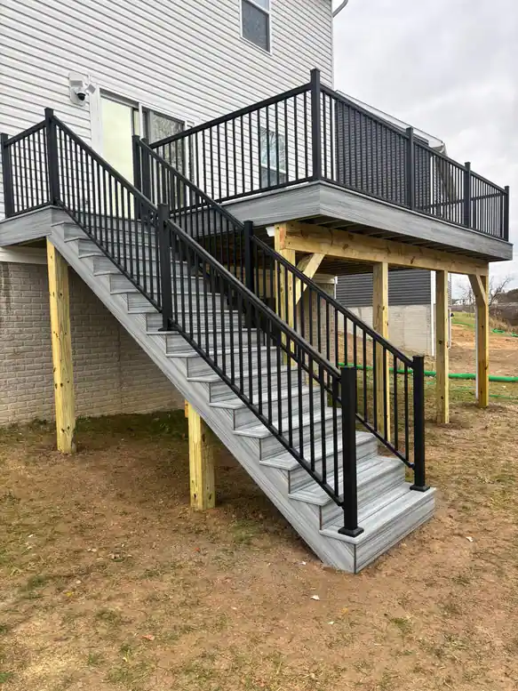 Foggy Wharf Composite Deck project view