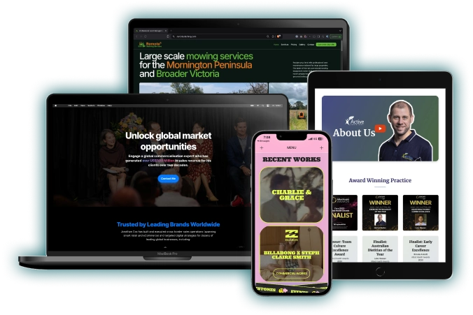 Uptrak Website Design Mockups fo Sydney Conversion Rate Optimisation Specialistrom