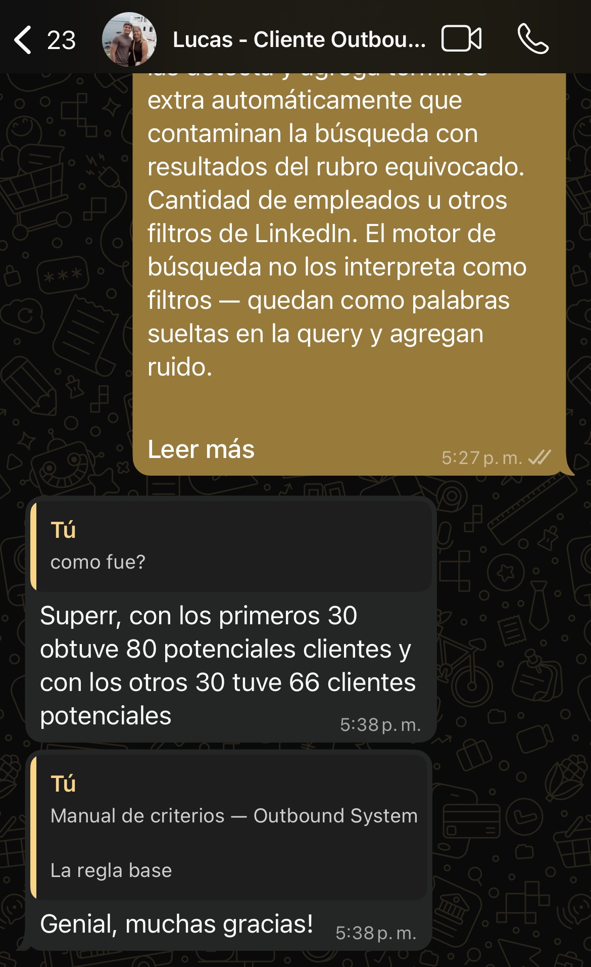 Testimonio Lucas
