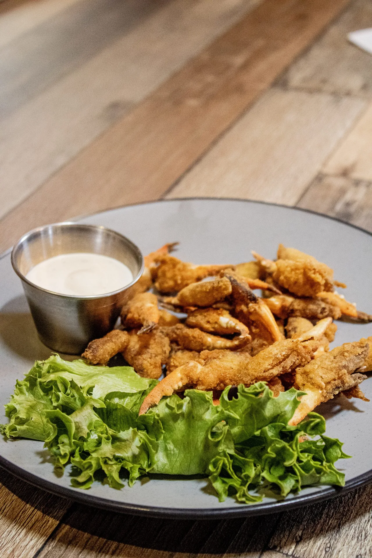 Fresh fried seafood platter Market Street