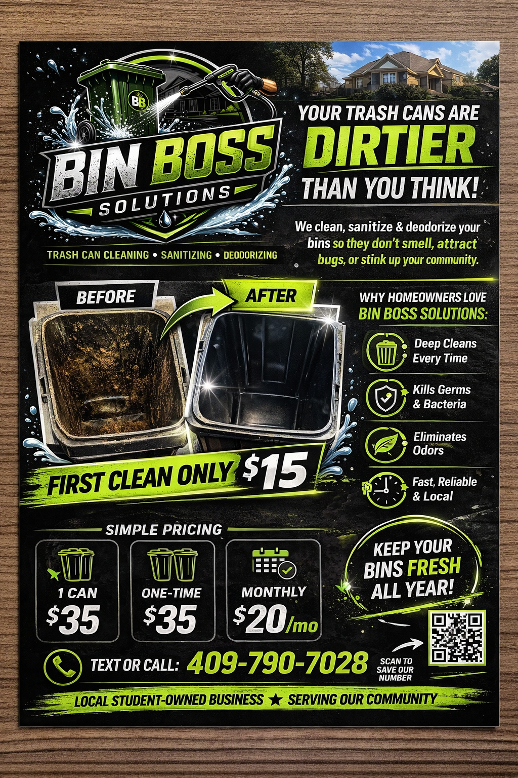 Bin Boss Solutions flyer preview