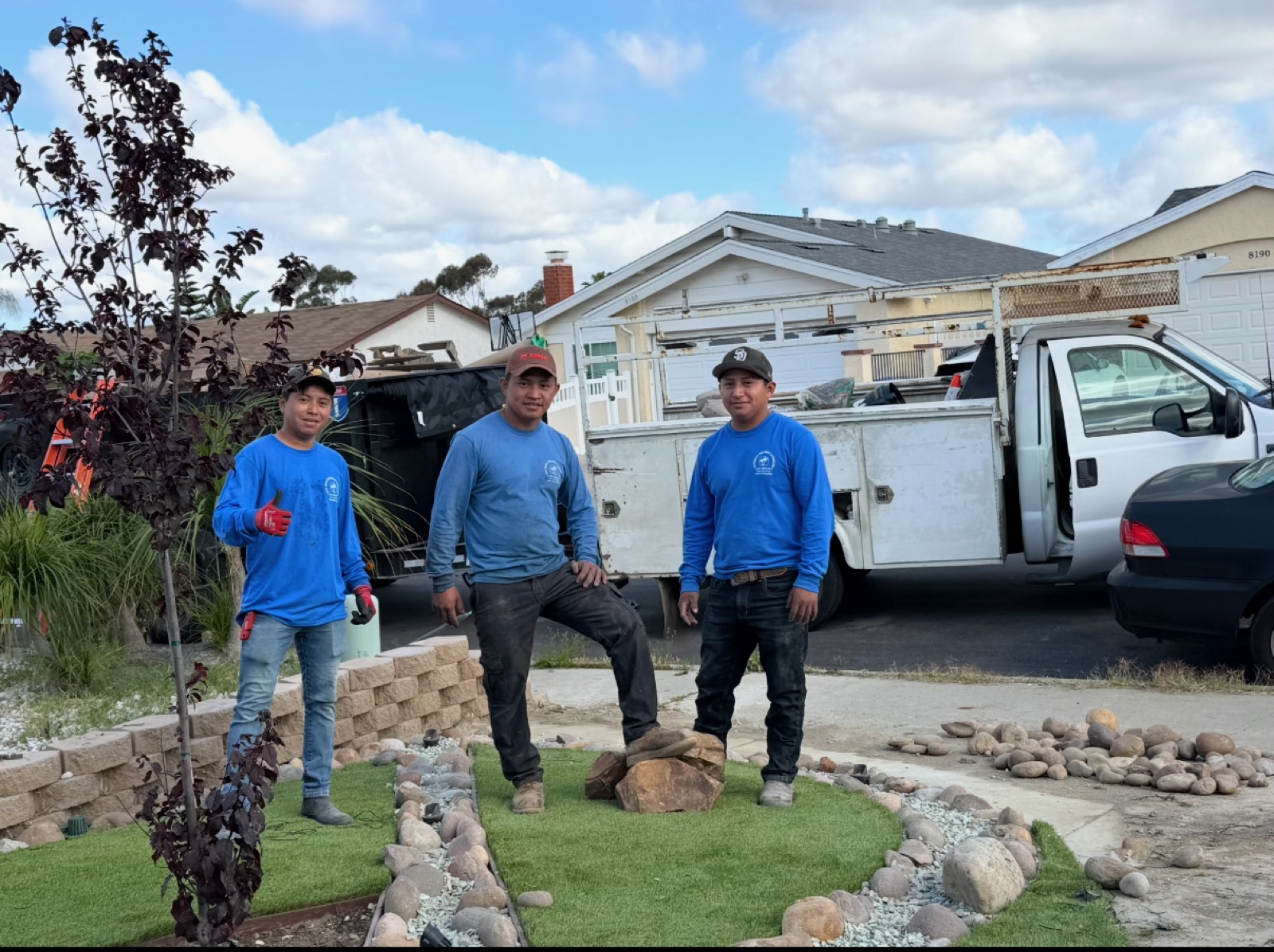 Luis Mendez and crew, San Diego