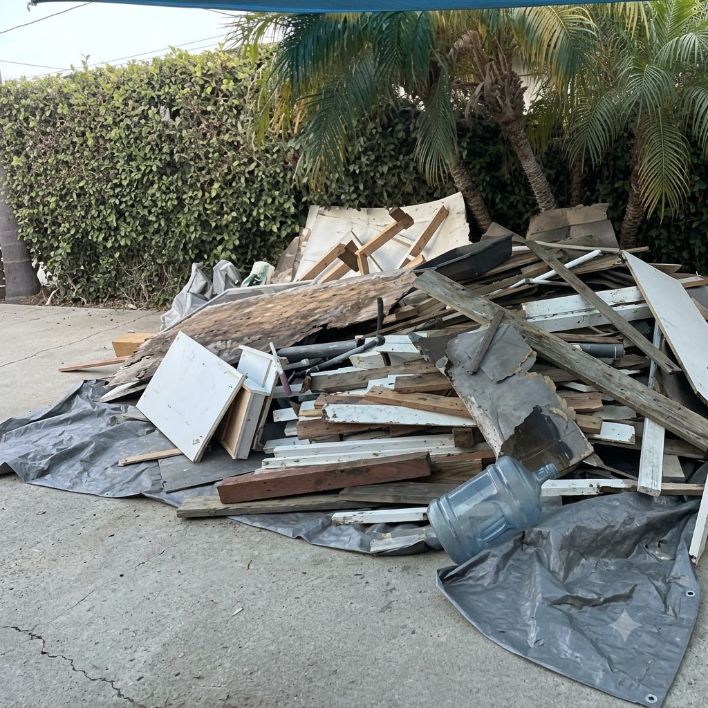 Before: junk pile