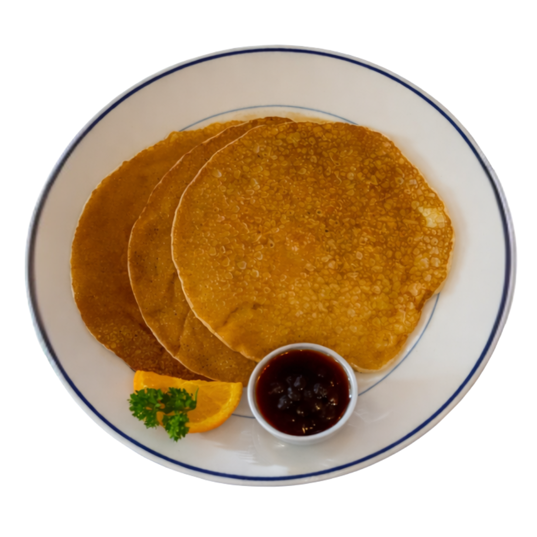 Swedish Pancakes with Lingonberries