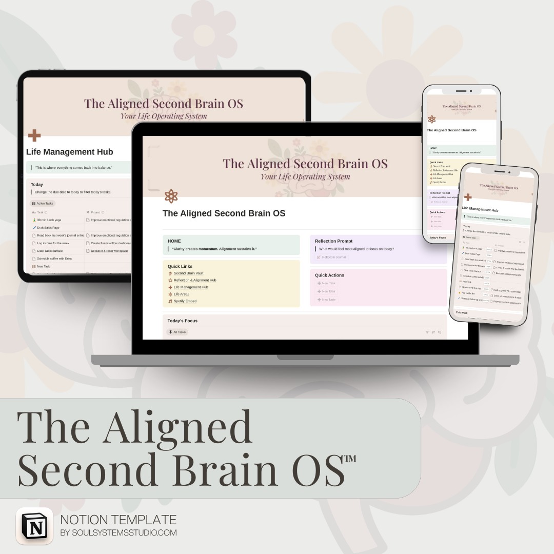 Aligned Second Brain OS preview
