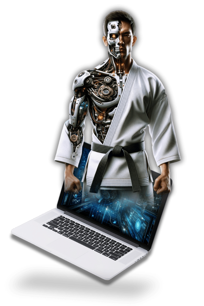 Budo Marketing Hubs cyborg karate instructor, martial arts coaching, 