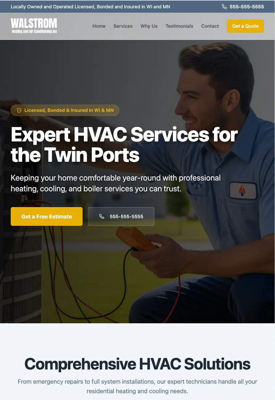 Modern Website After