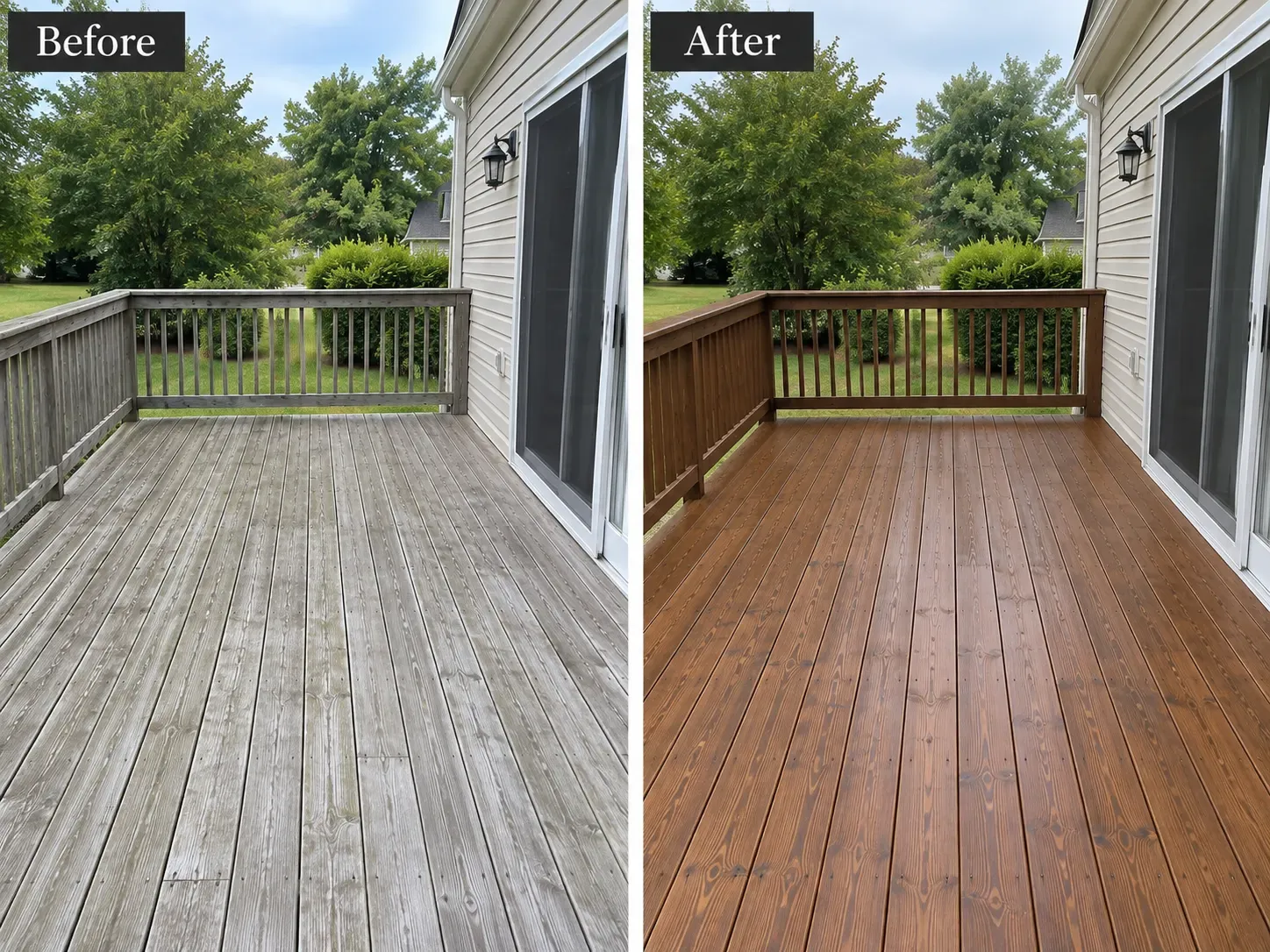 Professional Deck Staining
