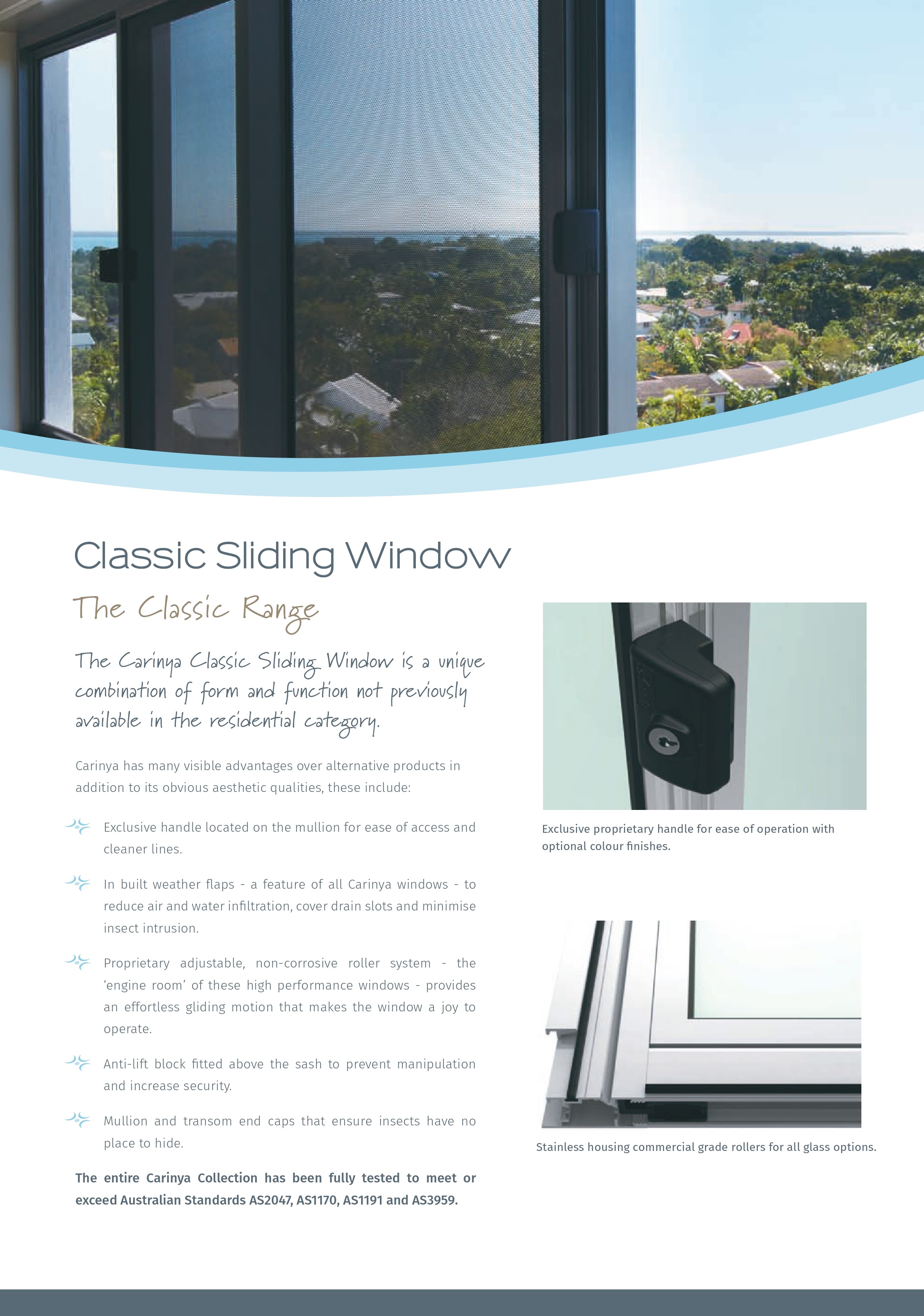 Tyndall's Glass Classic Sliding Window