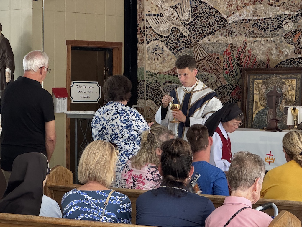 Fr. Michael with chalice