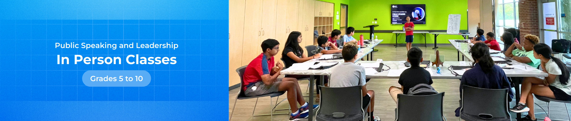 Public Speaking and Leadership - In Person Classes