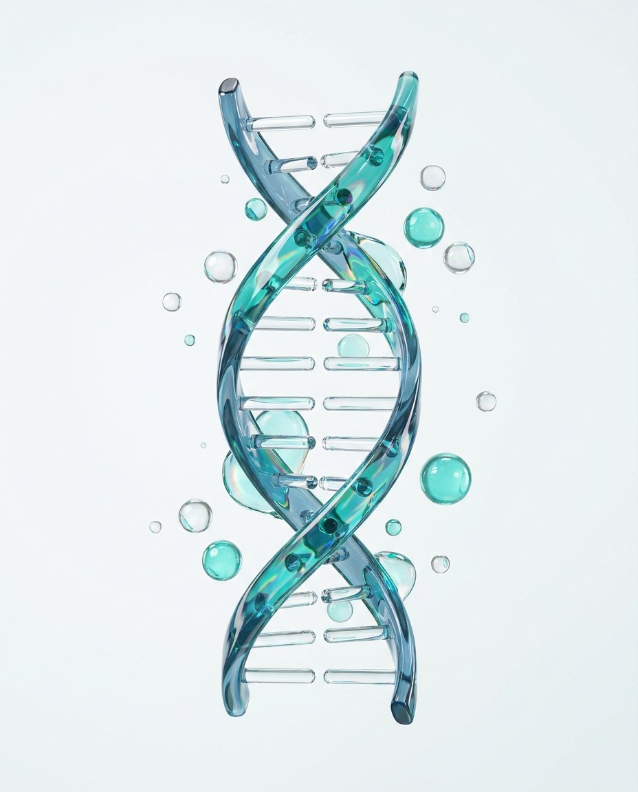 A DNA double helix