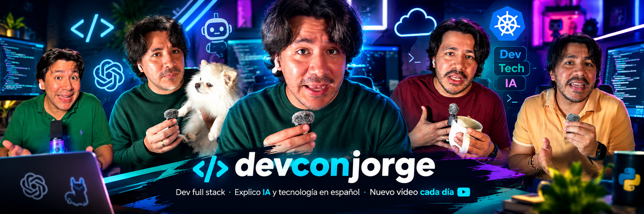 devconjorge: IA y tecnología en español, un video cada día