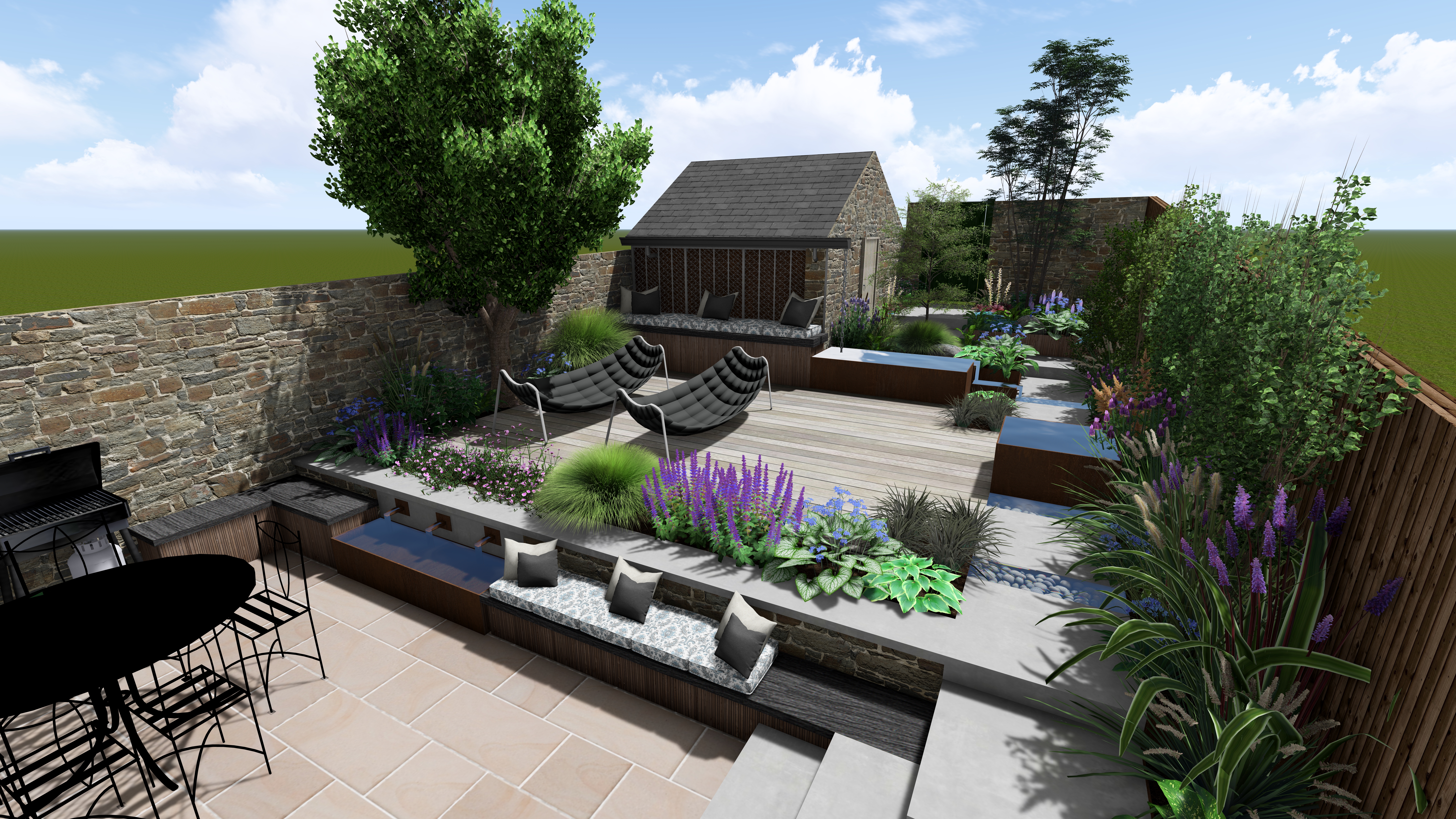 Cozy garden