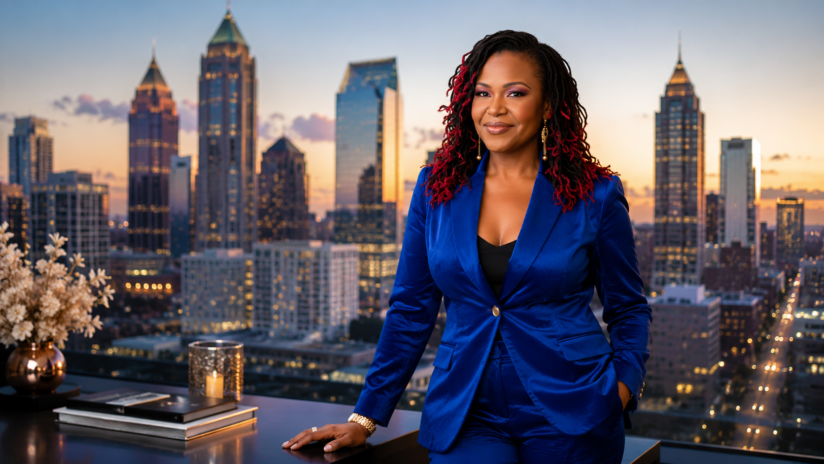Dr. Shermnae D. Jones addressing a live audience from the stage