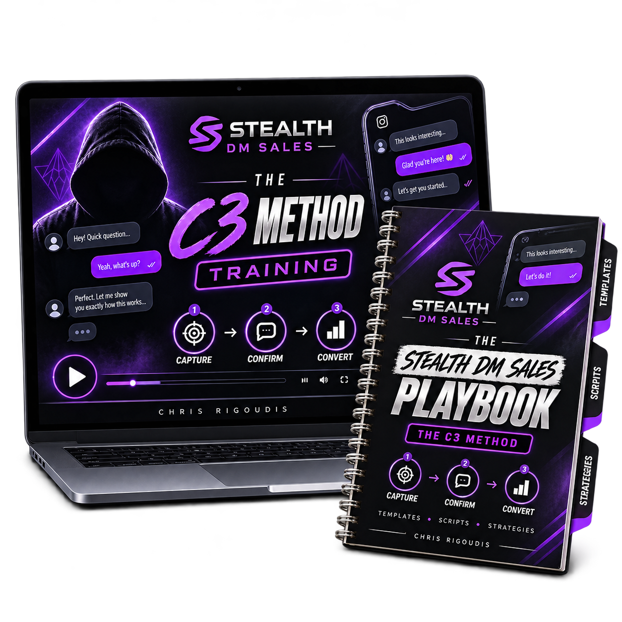 Stealth DM Sales bundle: C3 Method training and playbook