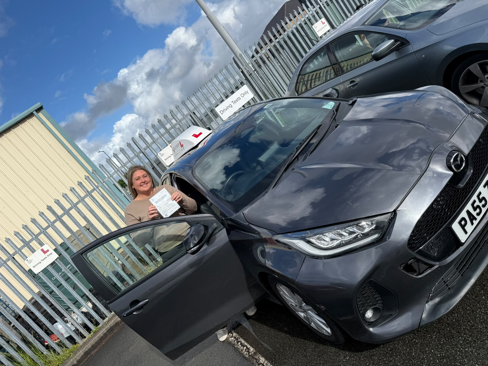 Successful driving test pass