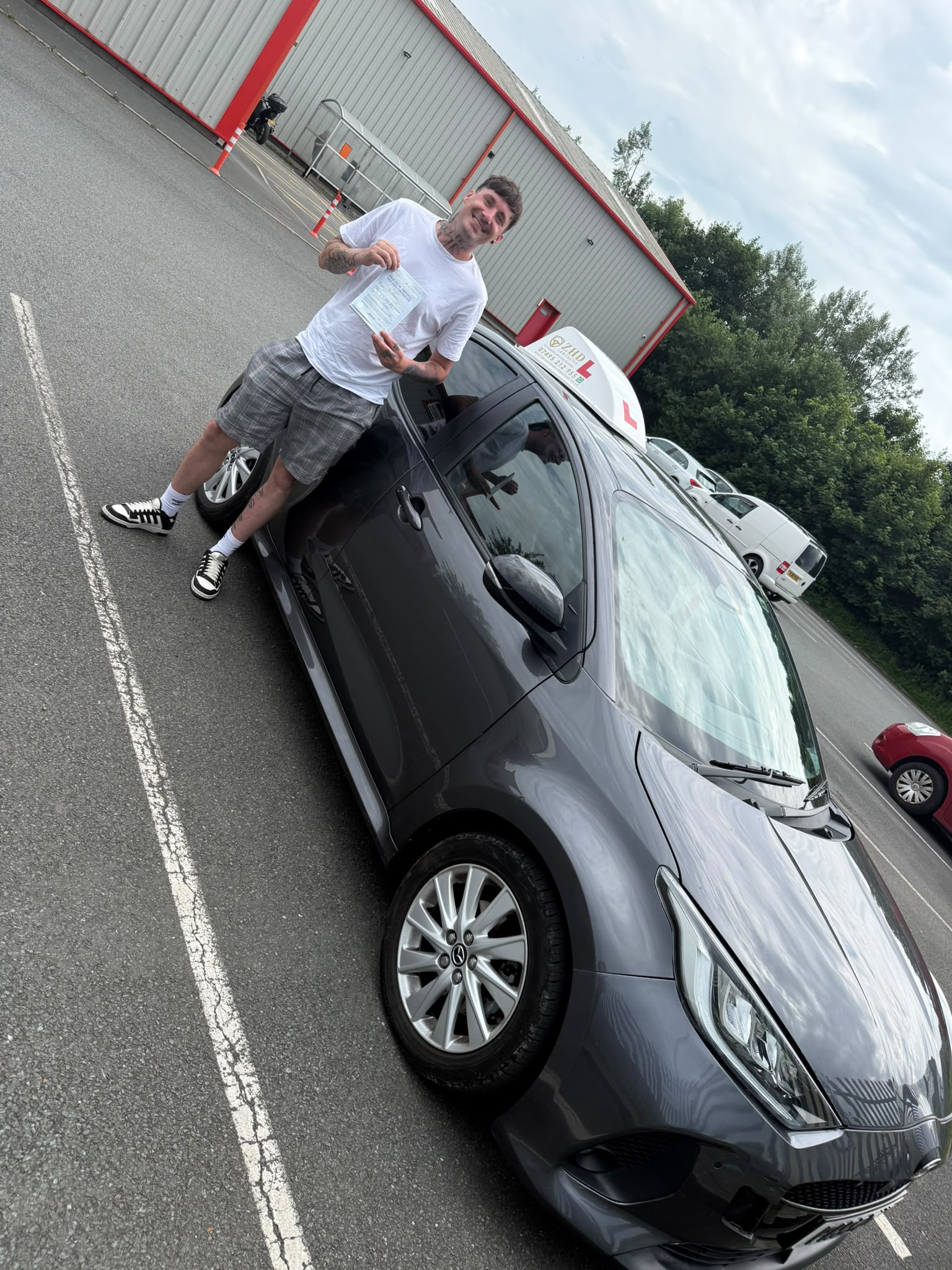 Successful driving test pass