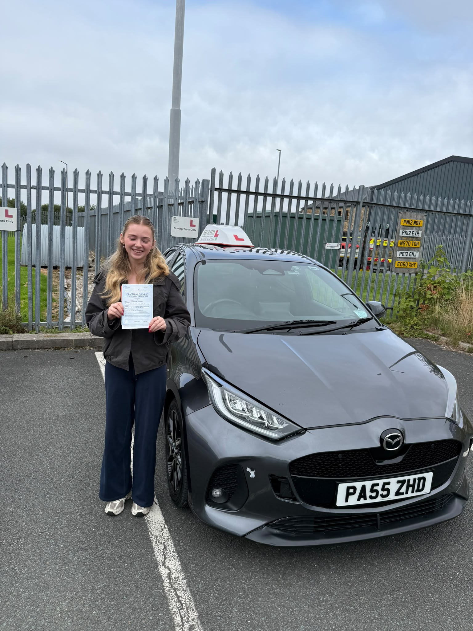 Successful driving test pass