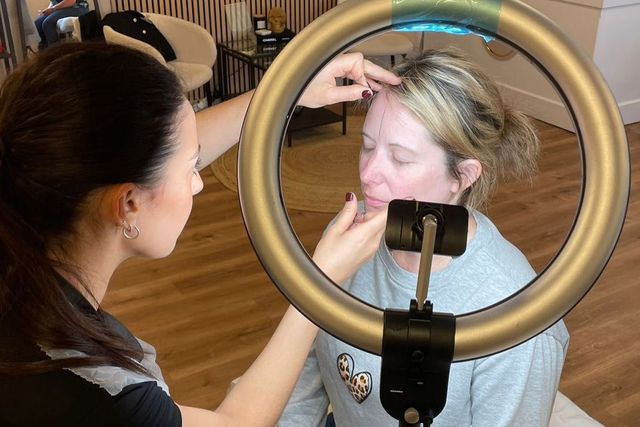 KK Beauty Liverpool permanent makeup — real client brow transformation results