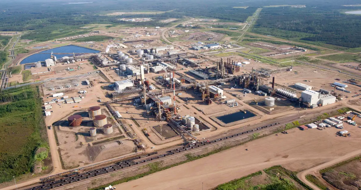 CNOOC Oil Sands project in Anzac Alberta