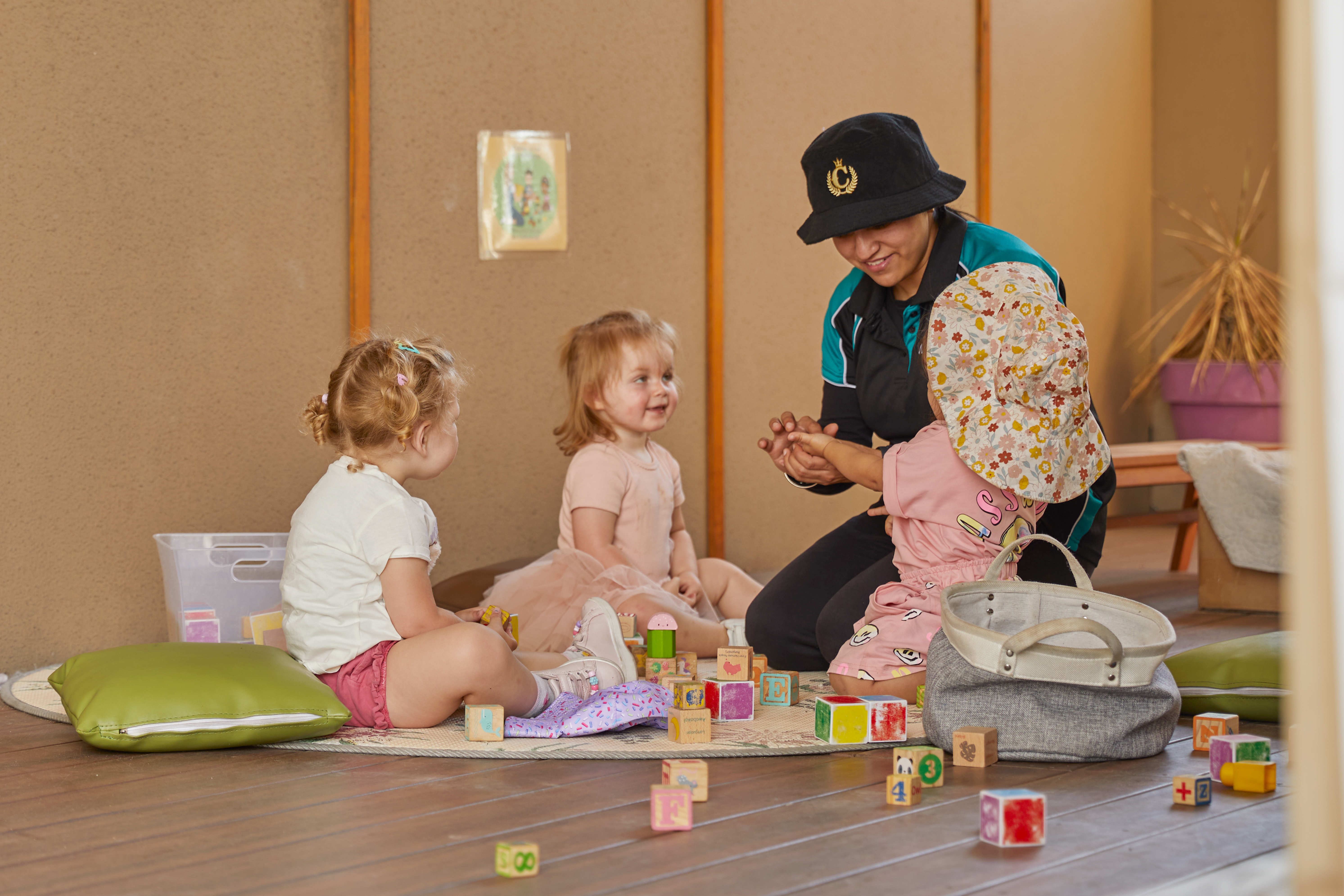 children learning together