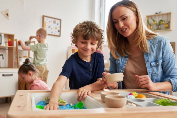 How Adults Can Support Language During Sensory Play