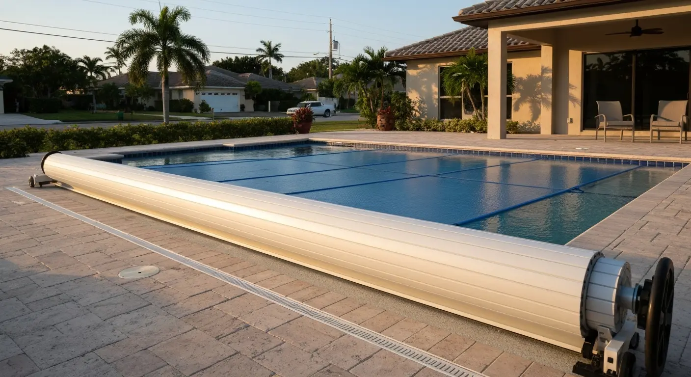 Pool cover structure