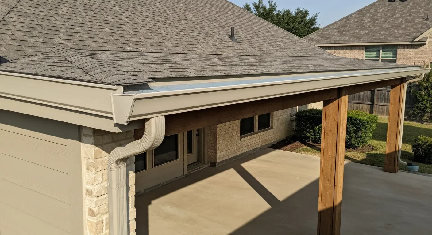 Patio cover installation