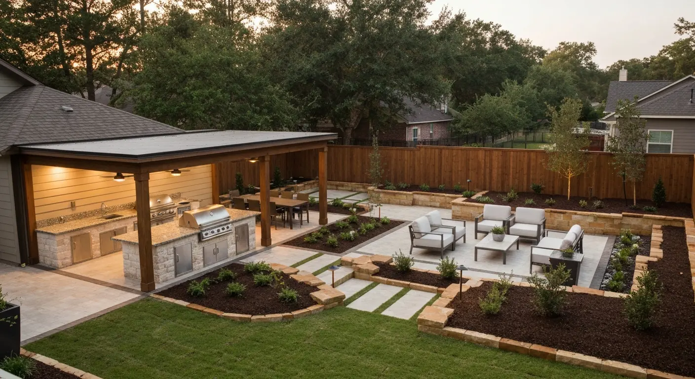 Integrated backyard design