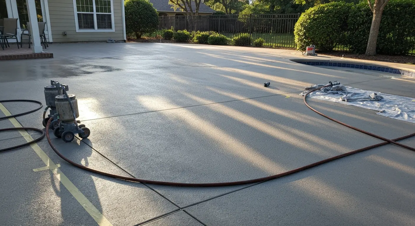 Spray deck coating