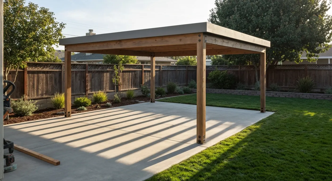 Free-standing shade structure