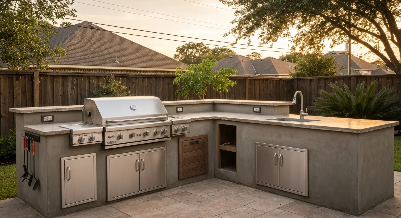 Outdoor kitchen project