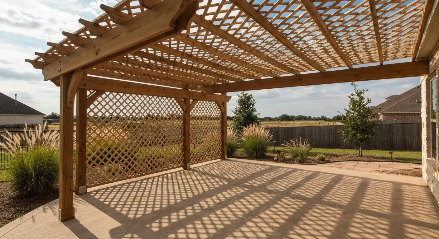 Pergola shade structure
