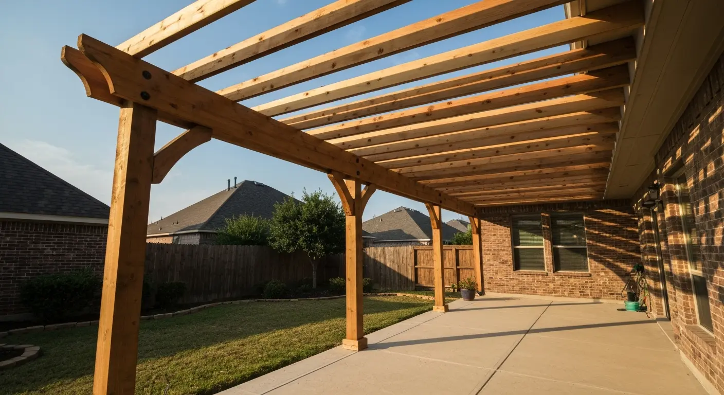 Pergola shade structure