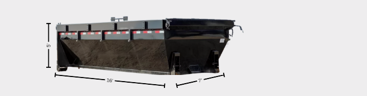 16 yard dumpster