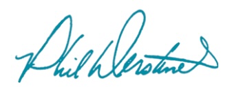Pastor Phil Derstine Signature