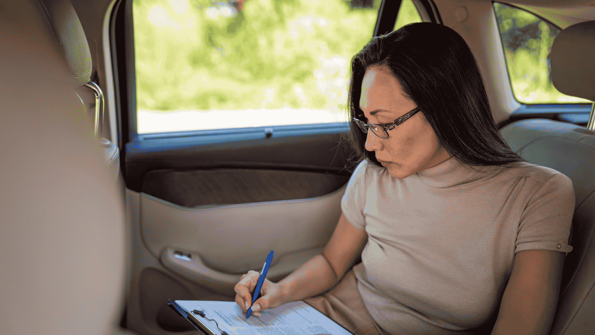 nonprofit paperwork sitting in car while employed as therapist nonprofit paperwork sitting in car while employed as therapist