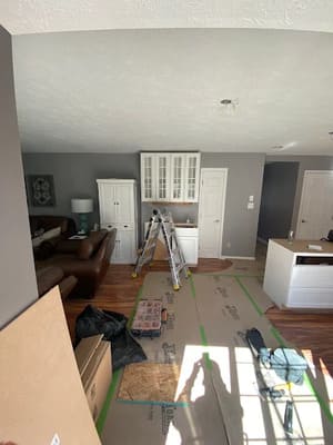 Basement remodel in Bethel Park