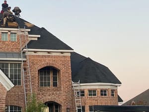 Laminate shingle roofing in Keller