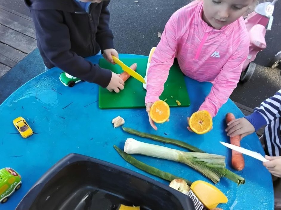 Children learning and playing at JC Little Explorers Southbourne nursery