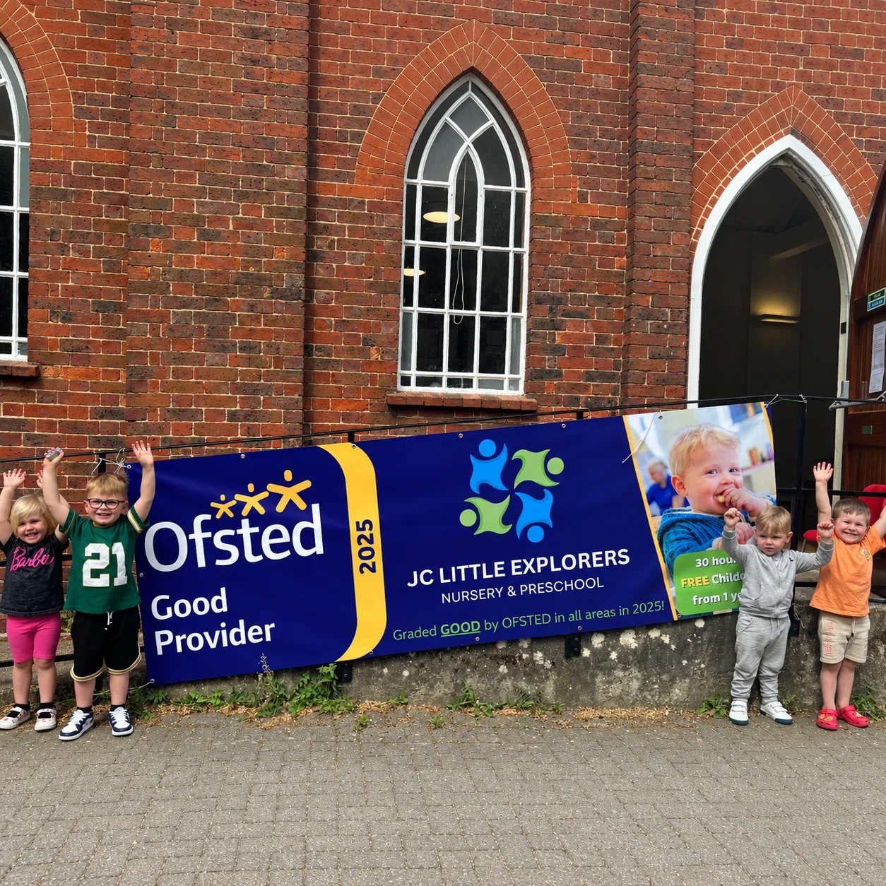 Children learning and playing at JC Little Explorers nursery
