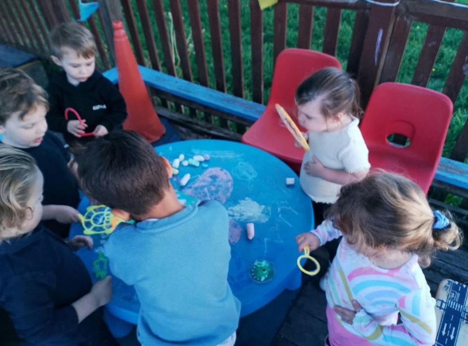 Children learning and playing at JC Little Explorers Southbourne nursery